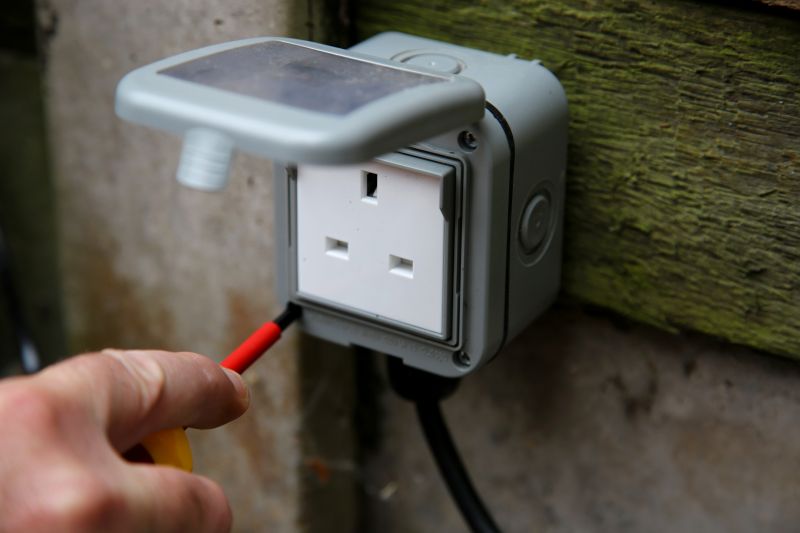 Products For Outdoor Outlet Installations in use